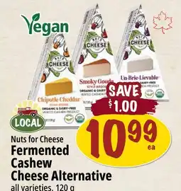 Farm Boy Nuts for Cheese Fermented Cashew Cheese Alternative offer