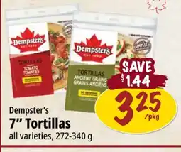 Farm Boy Dempster's 7 Tortillas offer