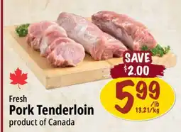 Farm Boy Fresh Pork Tenderloin offer