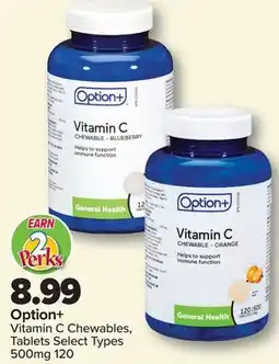 PharmaChoice Option+ Vitamin C Chewables, Tablets offer