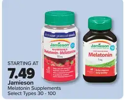 PharmaChoice Jamieson Melatonin Supplements offer