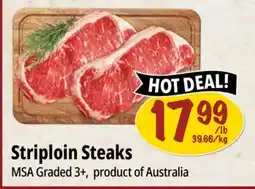 Farm Boy Striploin Steaks offer
