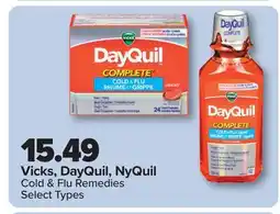 PharmaChoice Vicks, DayQuil, NyQuil Cold & Flu Remedies Select Types offer