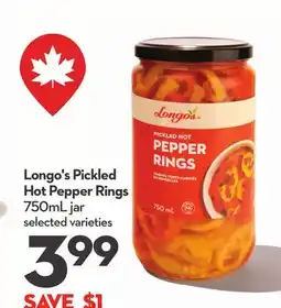 Longo's Longo's Pickled Hot Pepper Rings offer
