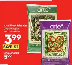 Longo's Arte Fresh Salad Kits offer