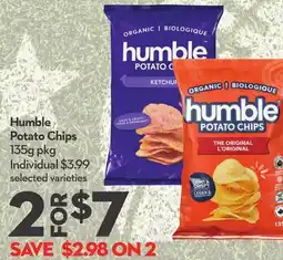 Longo's Humble Potato Chips offer