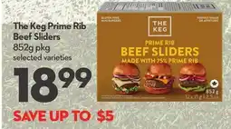 Longo's The Keg Prime Rib Beef Sliders offer