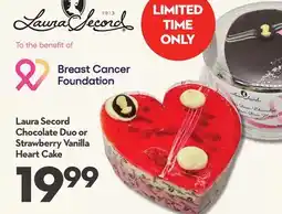 Longo's Laura Secord Chocolate Duo or Strawberry Vanilla Heart Cake offer