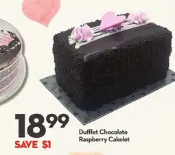 Longo's Dufflet Chocolate Raspberry Cakelet offer