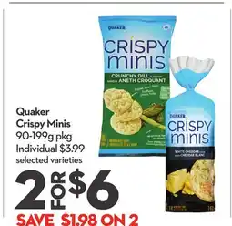 Longo's Crispy Minis offer