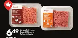 Longo's Longo's Extra Lean Ground Chicken or Turkey offer