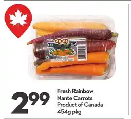 Longo's Fresh Rainbow Nante Carrots offer