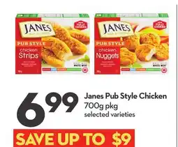 Longo's Janes Pub Style Chicken offer