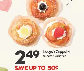 Longo's Zeppolini offer