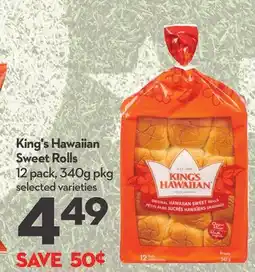 Longo's King's Hawaiian Sweet Rolls offer