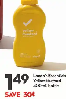Longo's Longo's Essentials Yellow Mustard offer