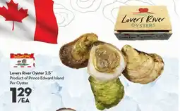 Longo's Lovers River Oyster offer