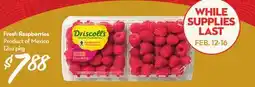 Longo's Fresh Raspberries offer