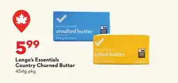 Longo's Essentials Country Churned Butter offer