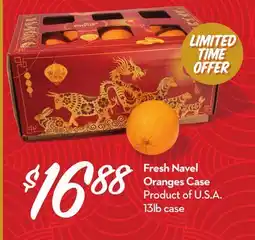 Longo's Fresh Navel Oranges Case offer