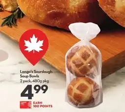 Longo's Sourdough Soup Bowls offer