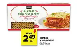 Metro SELECTION LASAGNA NOODLES offer