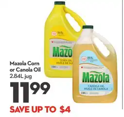 Longo's Corn or Canola Oil offer