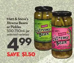 Longo's Xtreme Beans or Pickles offer