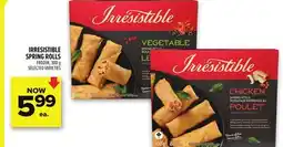 Metro IRRESISTIBLE SPRING ROLLS offer