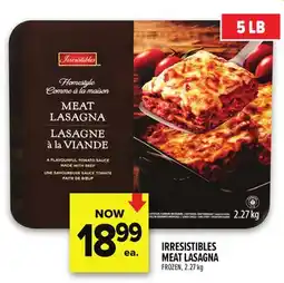 Metro IRRESISTIBLES MEAT LASAGNA offer
