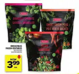Metro IRRESISTIBLES FROZEN VEGETABLES offer