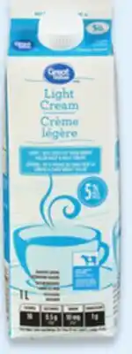 Walmart Great Value cream offer