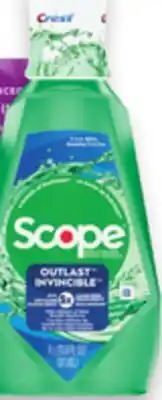 Walmart Crest Scope Outlast mouthwash offer