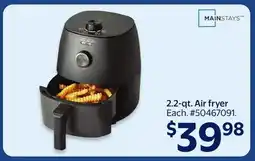 Walmart 2.2-qt. Air fryer offer
