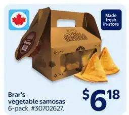 Walmart Brar's vegetable samosas offer