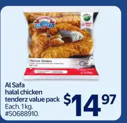Walmart Al Safa halal chicken tenderz value pack offer