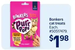 Walmart Bonkers cat treats offer