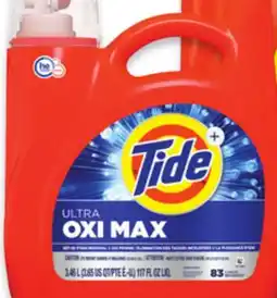 Walmart Tide liquid laundry detergent 83 loads offer