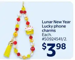 Walmart Lunar New Year Lucky phone charms offer