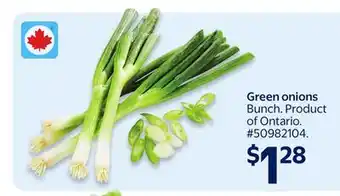 Walmart Green onions offer