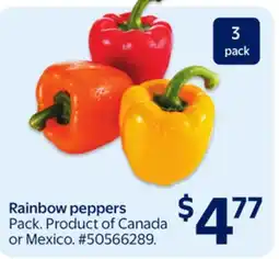 Walmart Rainbow peppers offer