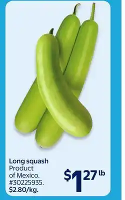 Walmart Long squash offer