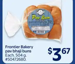 Walmart Frontier Bakery pav bhaji buns offer