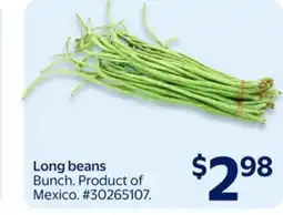 Walmart Long beans offer