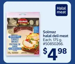 Walmart Solmaz halal deli meat offer