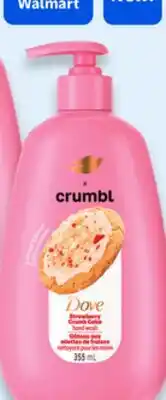 Walmart Dove x Crumbl liquid hand soap offer