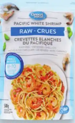Walmart Great Value raw shrimp offer