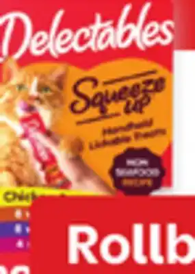 Walmart Delectables Squeeze Up cat treats variety pack offer