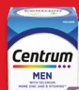 Walmart Centrum for men or women offer