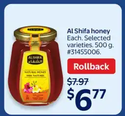 Walmart Al Shifa honey offer